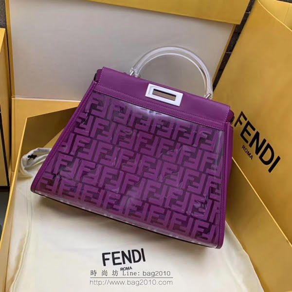 FENDI女包 FD最新款 2019夏季透明包 芬迪手提斜挎包  fdz2229